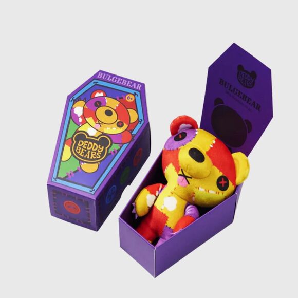 NEW - Complete Set Of 6 Deddy Bears 5" Coffin Plush Series 3 (SEE PHOTOS) - Picture 2 of 4